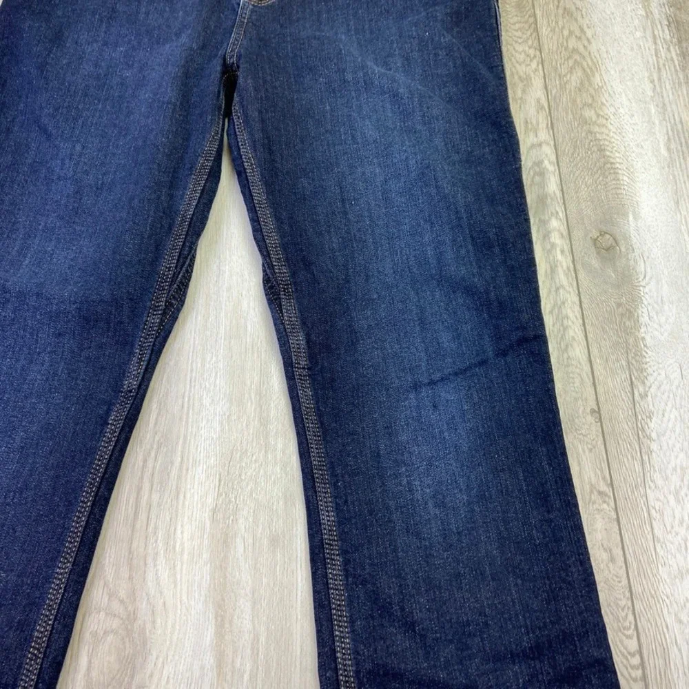 DU/ER Duer Jeans Womens  34x32 Blue Fireside Denim Mid Rise Slim Straight - Picture 3 of 16